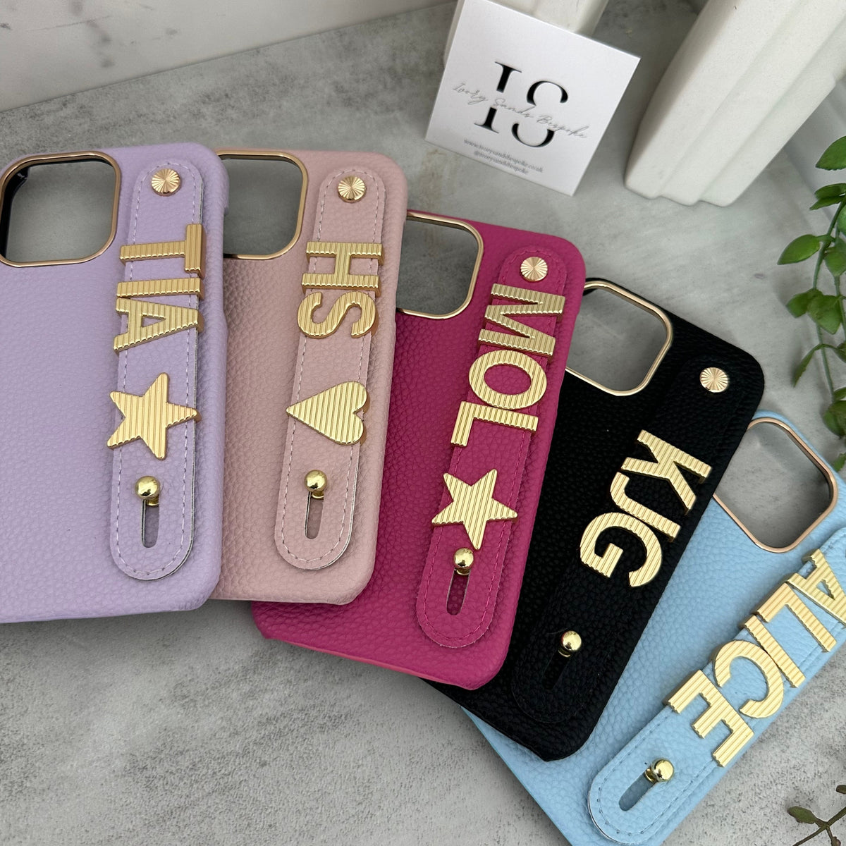 Paris Gold Trim Case 5 Colour Options