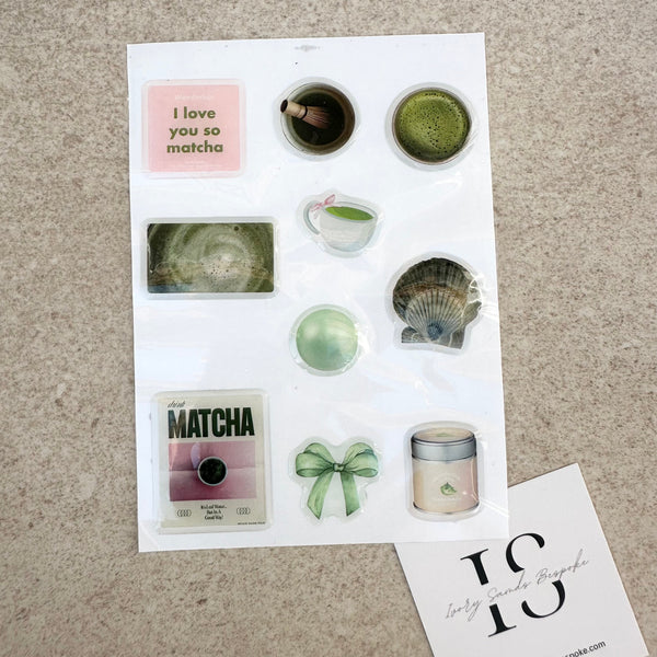Matcha your Mood Stickers & Case (3 Style Options)