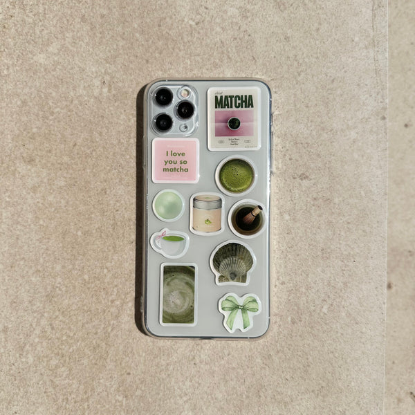 Matcha your Mood Stickers & Case (3 Style Options)