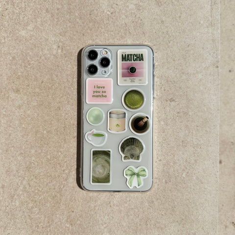 Matcha your Mood Stickers & Case (3 Style Options)